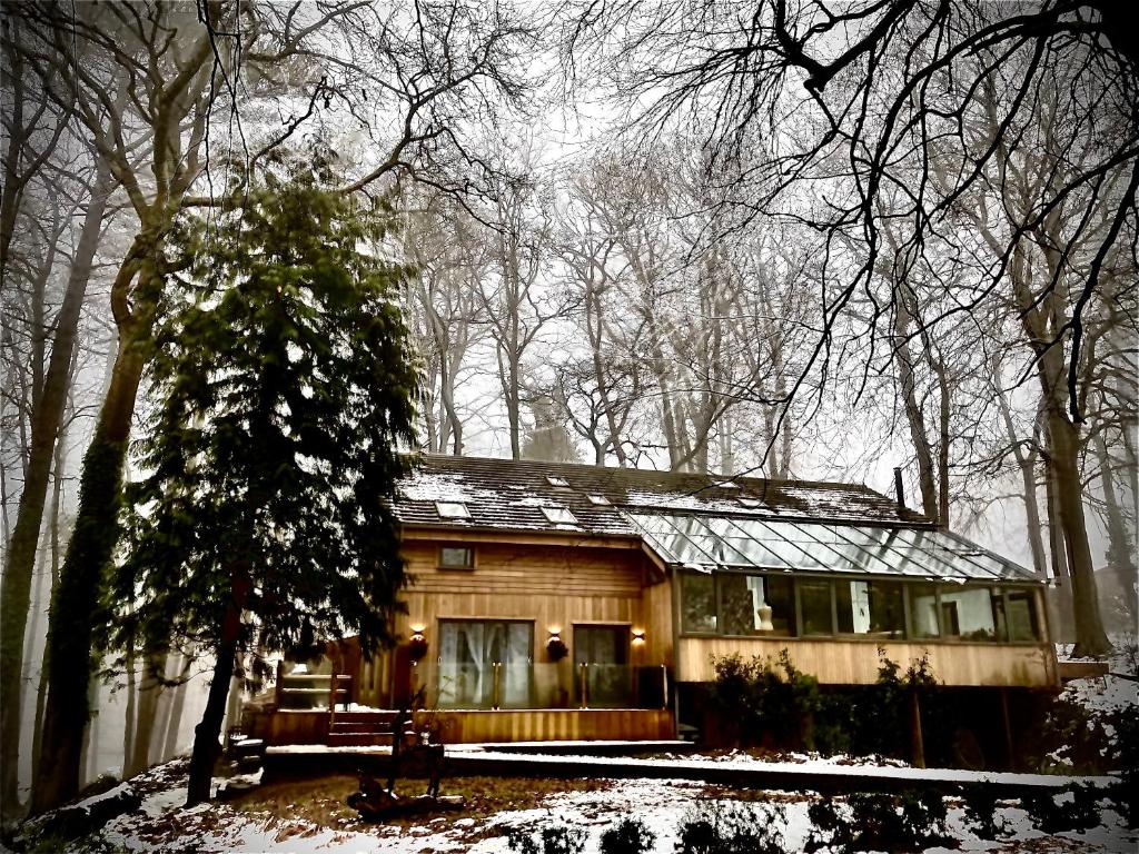 Gallery image of 5 Star Luxury Woodland Retreat Sleeps 12 Hot tub Sauna in Clapton in Gordano