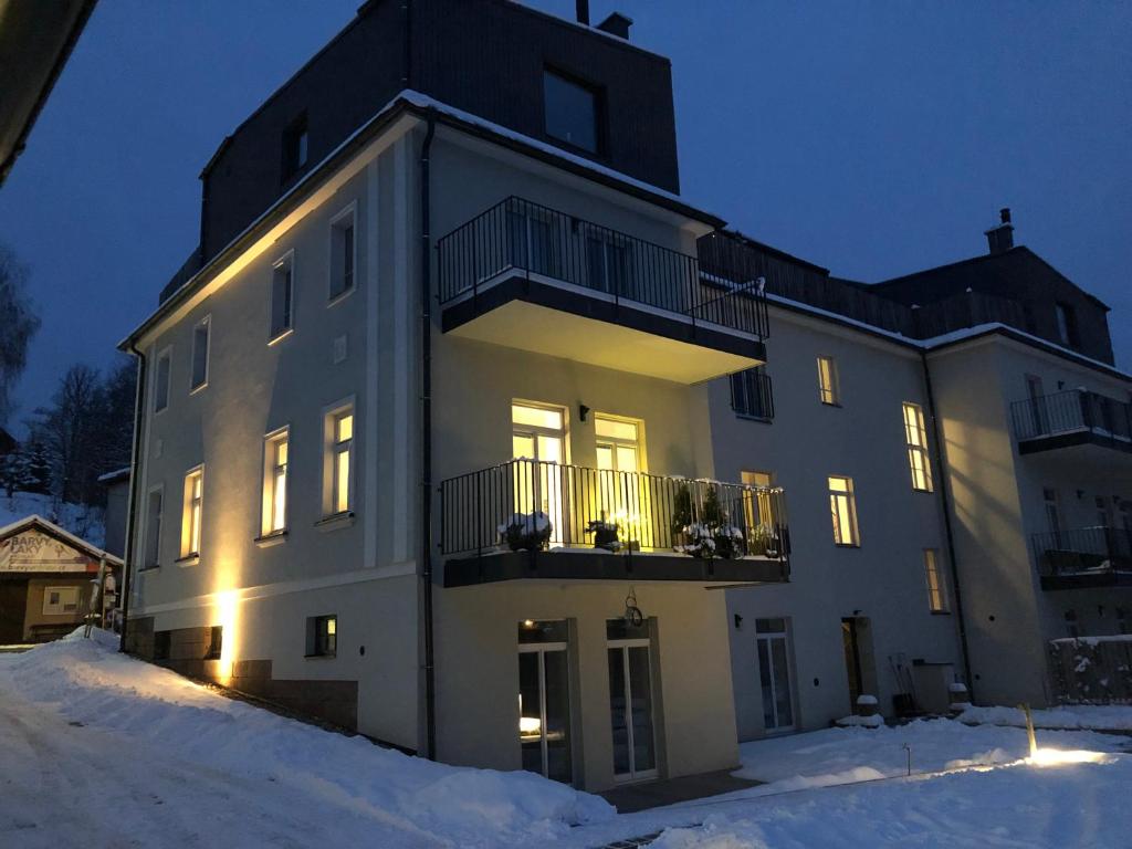 Budova, kde se apartmán nachází
