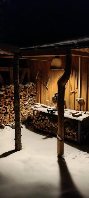 Beutners Berghütte v zimě