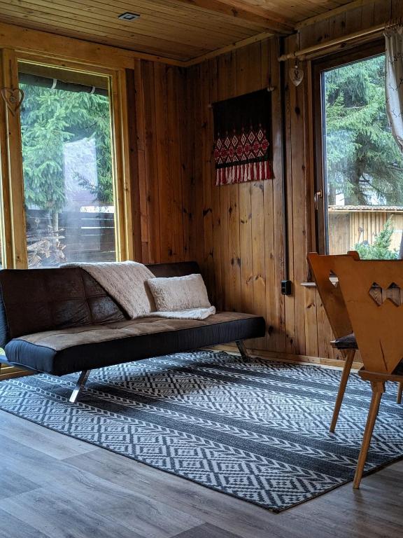 Posezení v ubytování Beutners Berghütte