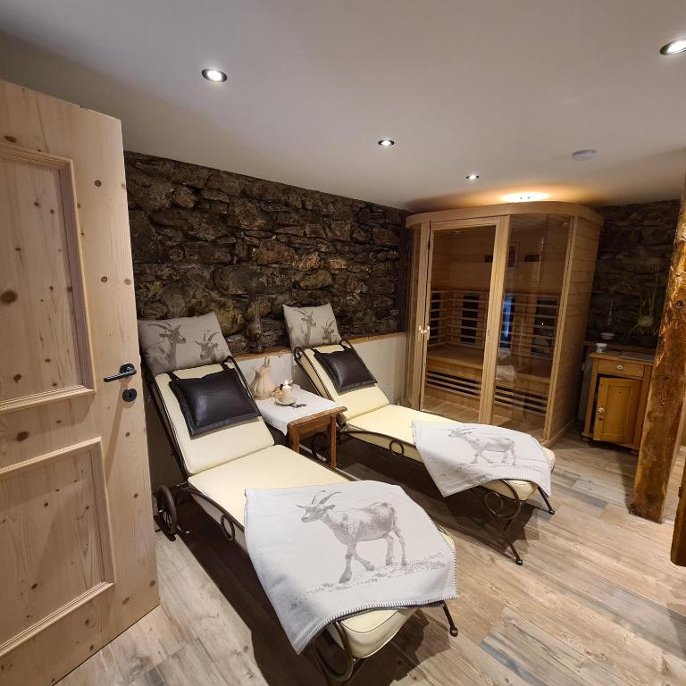 Posezení v ubytování Haus Edelweiss Spiss bei Samnaun