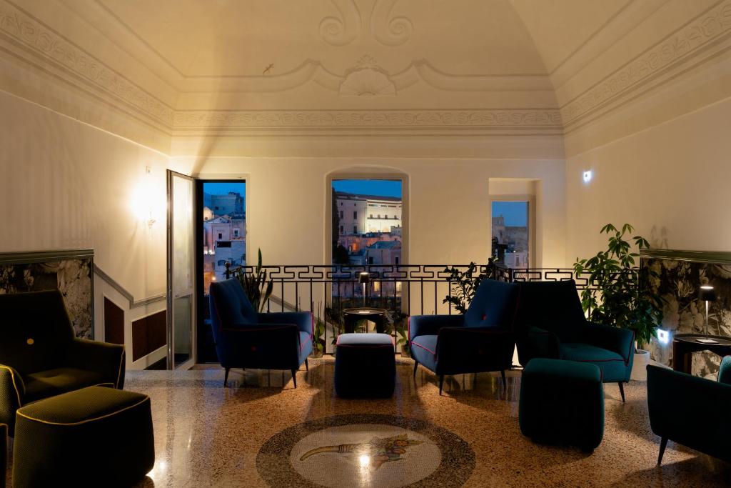 Posezení v ubytování Lo Stemma Luxury Boutique Hotel