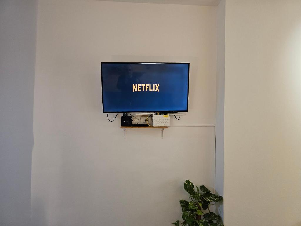 TV a/nebo společenská místnost v ubytování Vibe Studio Apartment
