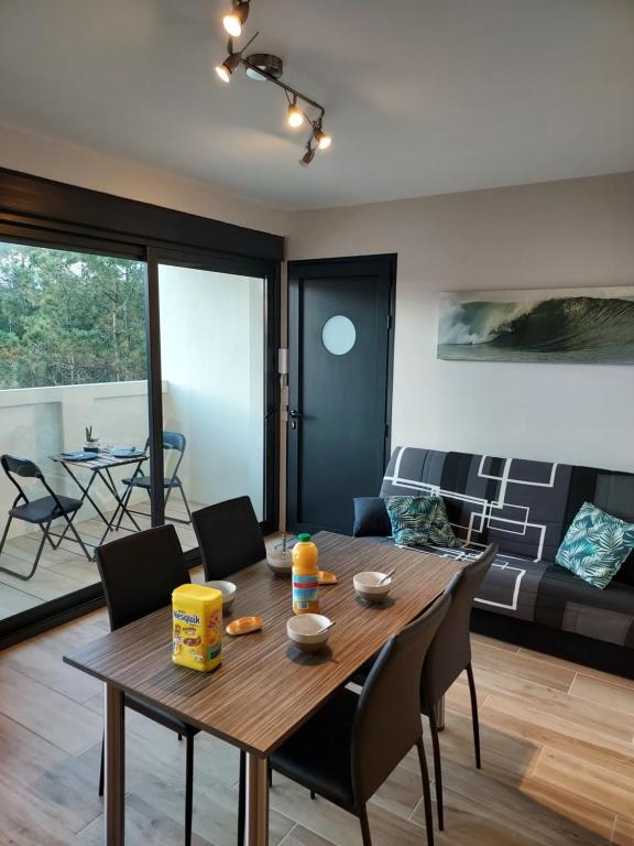 Posezení v ubytování Appartement Mimizan Plage accès direct plage surveillée