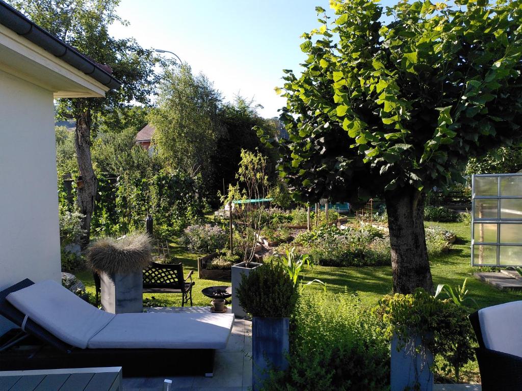 Zahrada ubytování Au soin de la Vie