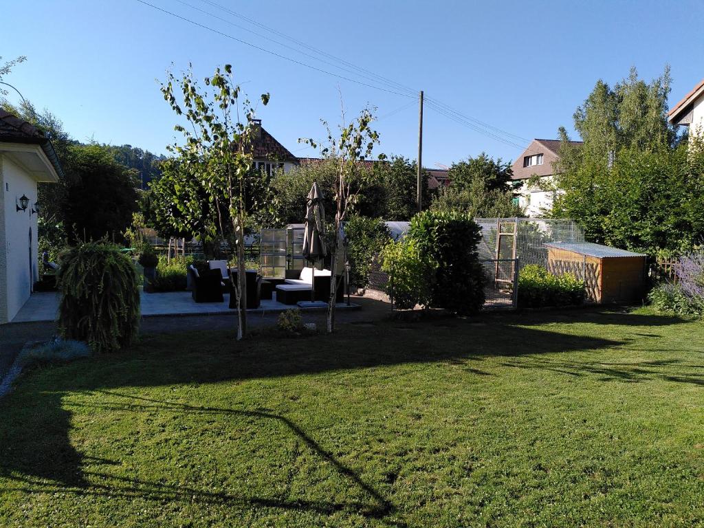 Zahrada ubytování Au soin de la Vie