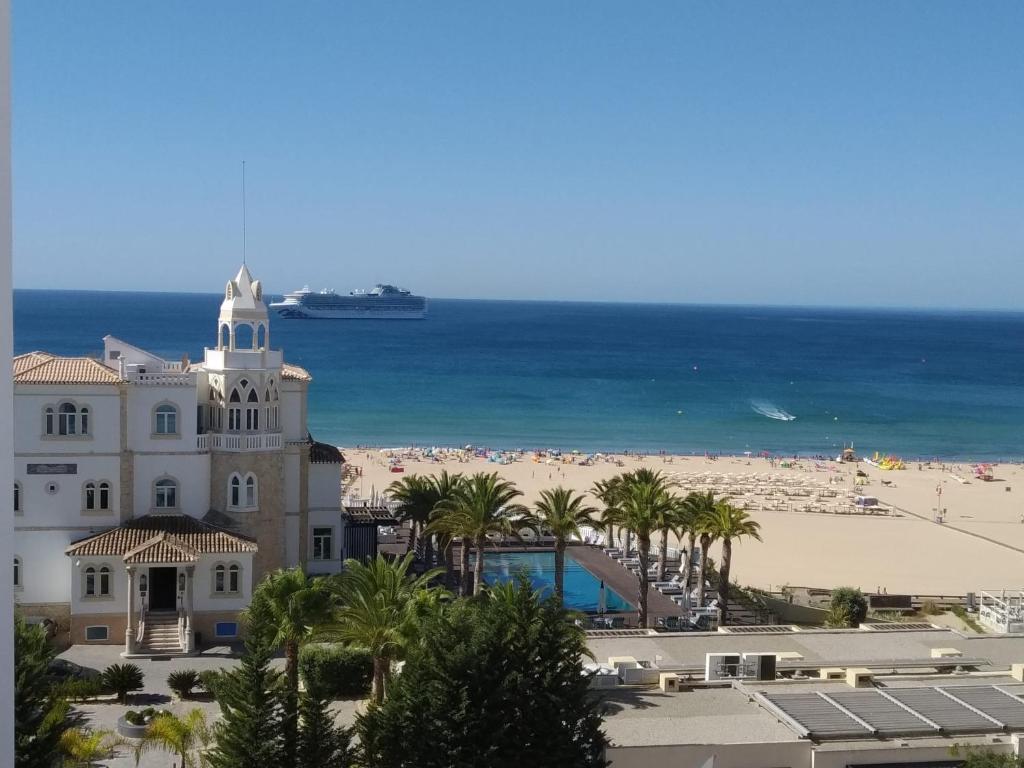 En generel havudsigt eller havudsigten taget fra lejligheden