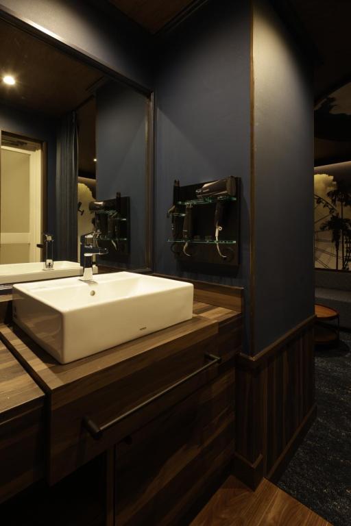 Koupelna v ubytování 袖ヶ浦c COAST HIKE HOTEL