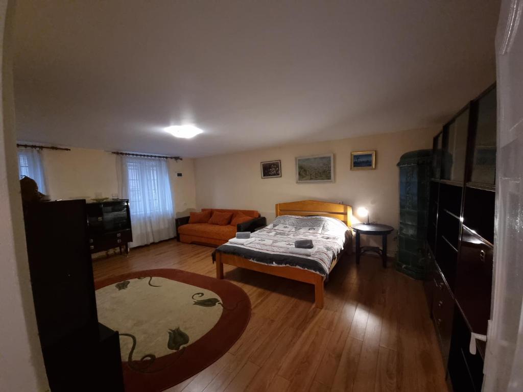 Ліжко або ліжка в номері R Castle - 2 room apartment