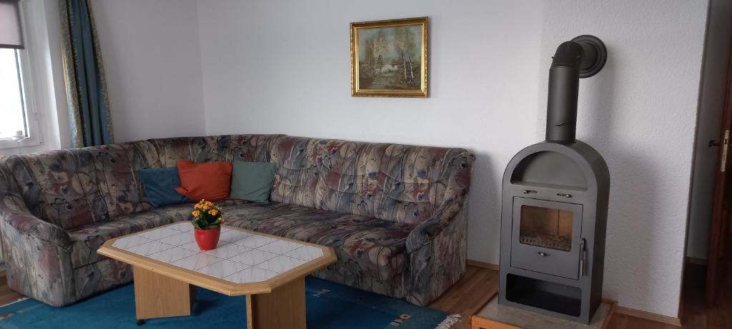 Posezení v ubytování Ferienwohnung by Pfleger's