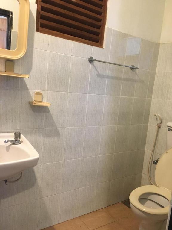 Koupelna v ubytování Hotel Shalini