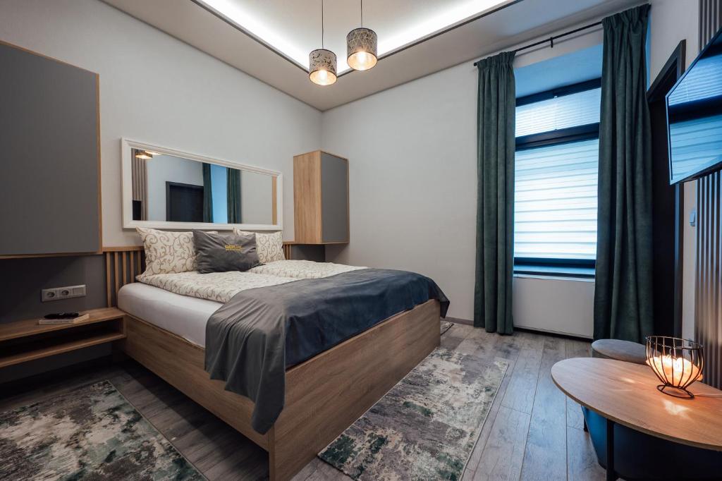 Postel nebo postele na pokoji v ubytování Gerab Resort