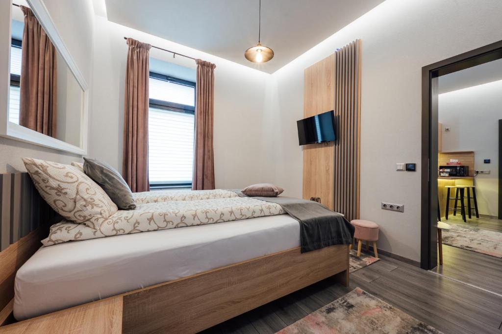 Postel nebo postele na pokoji v ubytování Gerab Resort