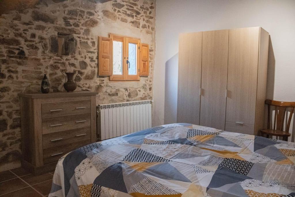 Postel nebo postele na pokoji v ubytování Mas el Cornut