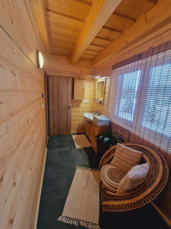 Postel nebo postele na pokoji v ubytování Panorama Tatry Chalets
