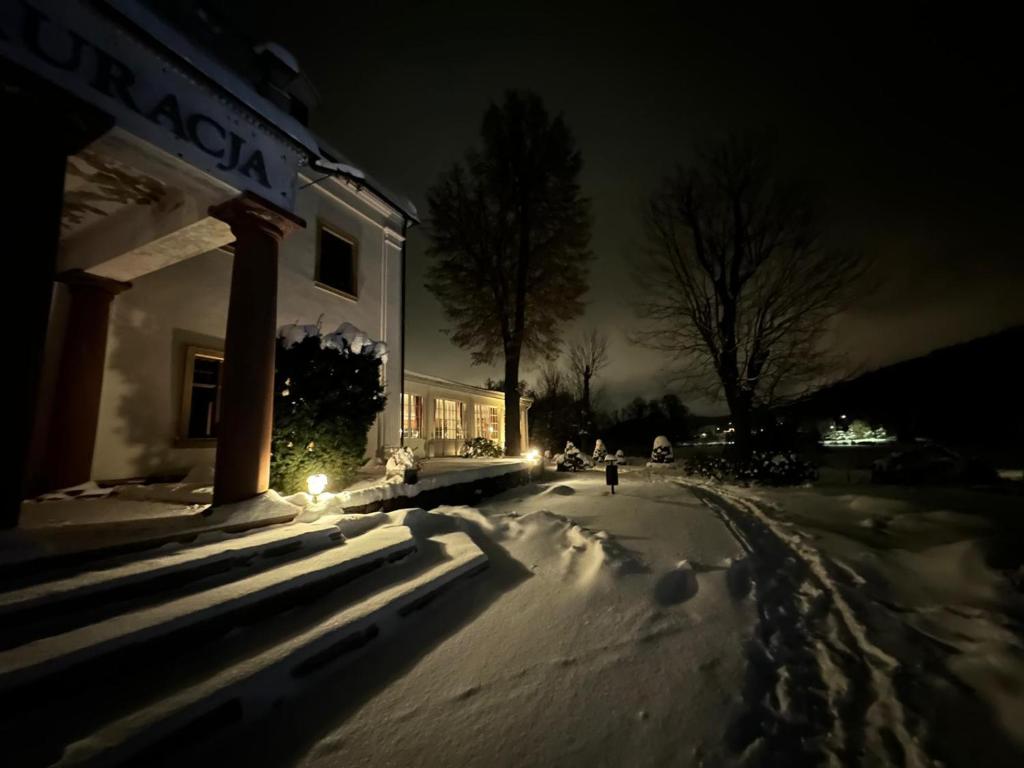Pałac na Wodzie Hotel & SPA v zimě