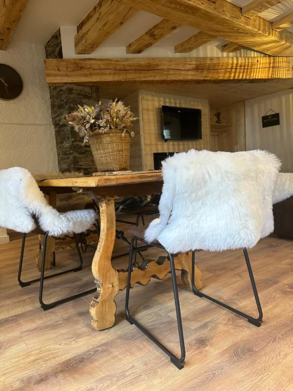 Posezení v ubytování Les 100 Ciels Font-Romeu