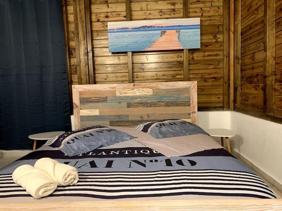 Postel nebo postele na pokoji v ubytování Villa Anse Maurice et SPA