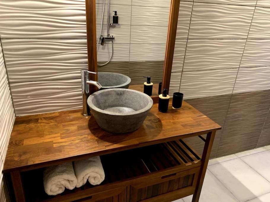 Koupelna v ubytování Villa Anse Maurice et SPA