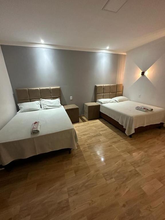 Postel nebo postele na pokoji v ubytování Pousada vista alegre