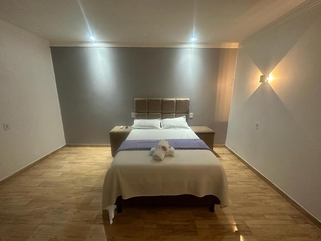 Postel nebo postele na pokoji v ubytování Pousada vista alegre