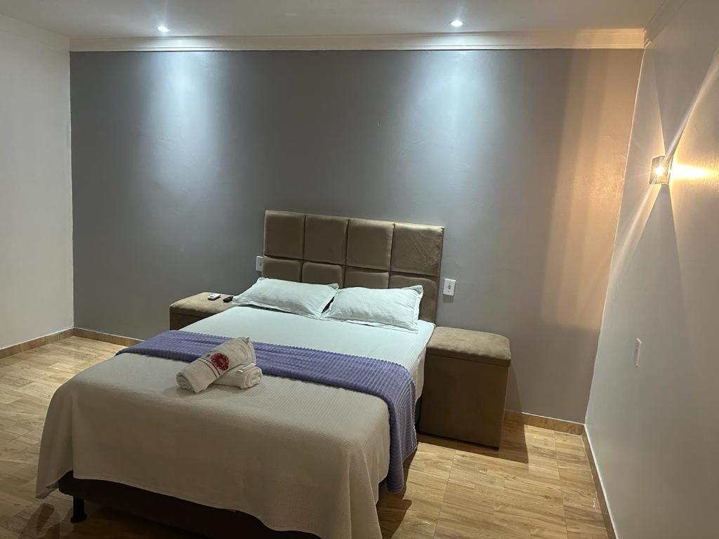 Postel nebo postele na pokoji v ubytování Pousada vista alegre