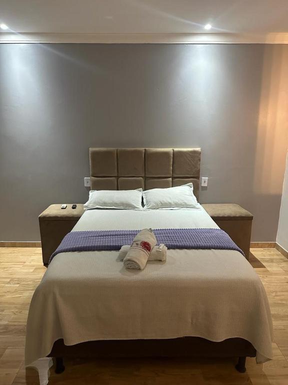 Postel nebo postele na pokoji v ubytování Pousada vista alegre