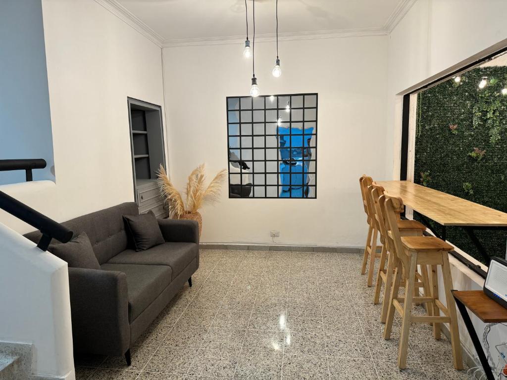 Posezení v ubytování Rustik House