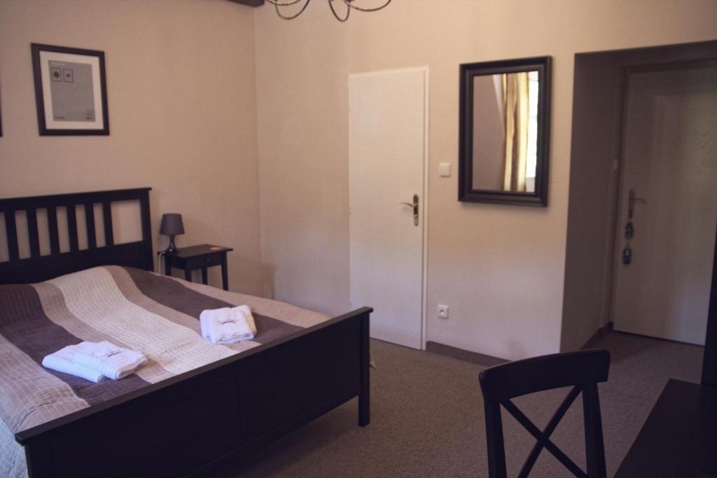 Postel nebo postele na pokoji v ubytování Hotel St.Michael