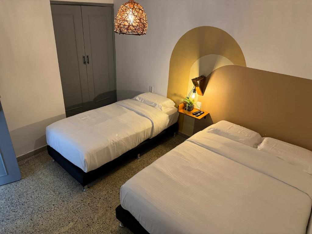 Postel nebo postele na pokoji v ubytování Rustik House