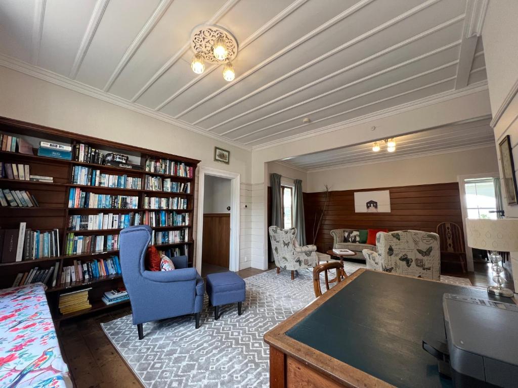 Knihovna v bed and breakfast