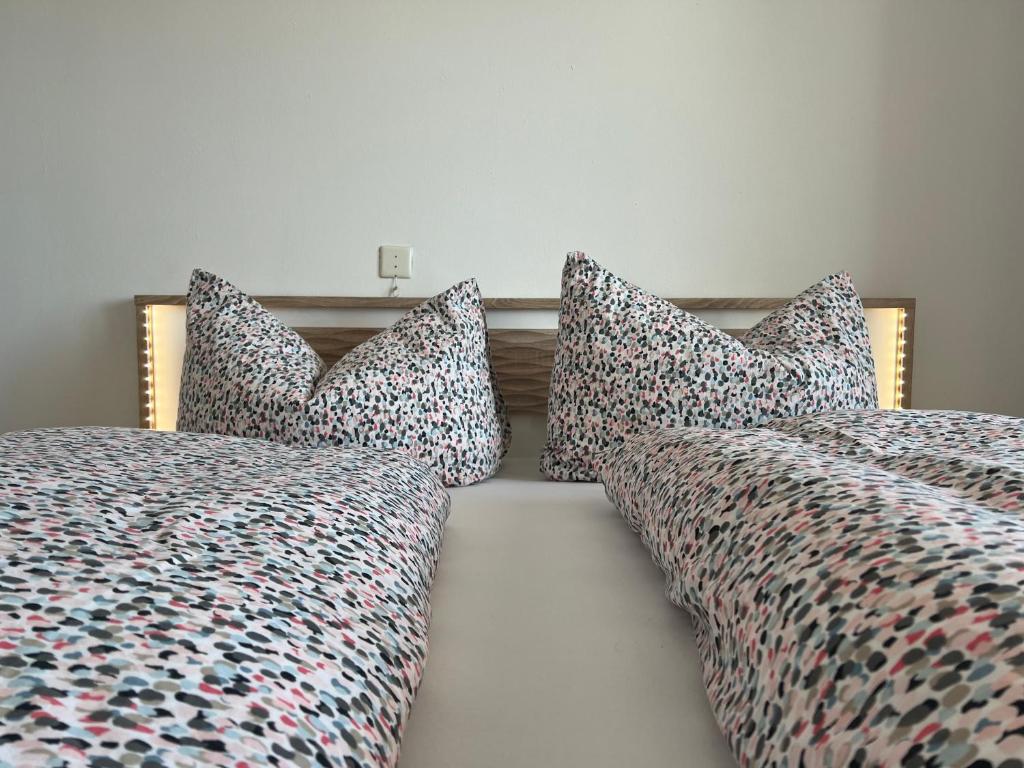Postel nebo postele na pokoji v ubytování Panorama Appartements