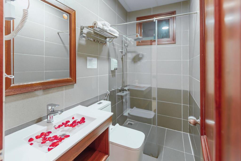 Koupelna v ubytování Ngọc Sang 1 Hotel