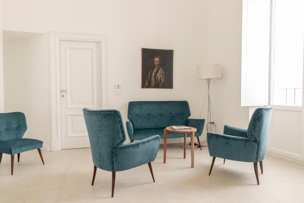 Posezení v ubytování Palazzo AD 1892 - SUITES & SPA