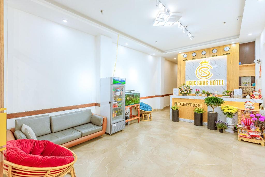 Posezení v ubytování Ngọc Sang 1 Hotel