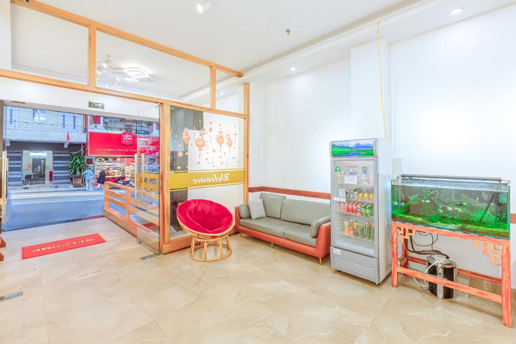 Posezení v ubytování Ngọc Sang 1 Hotel