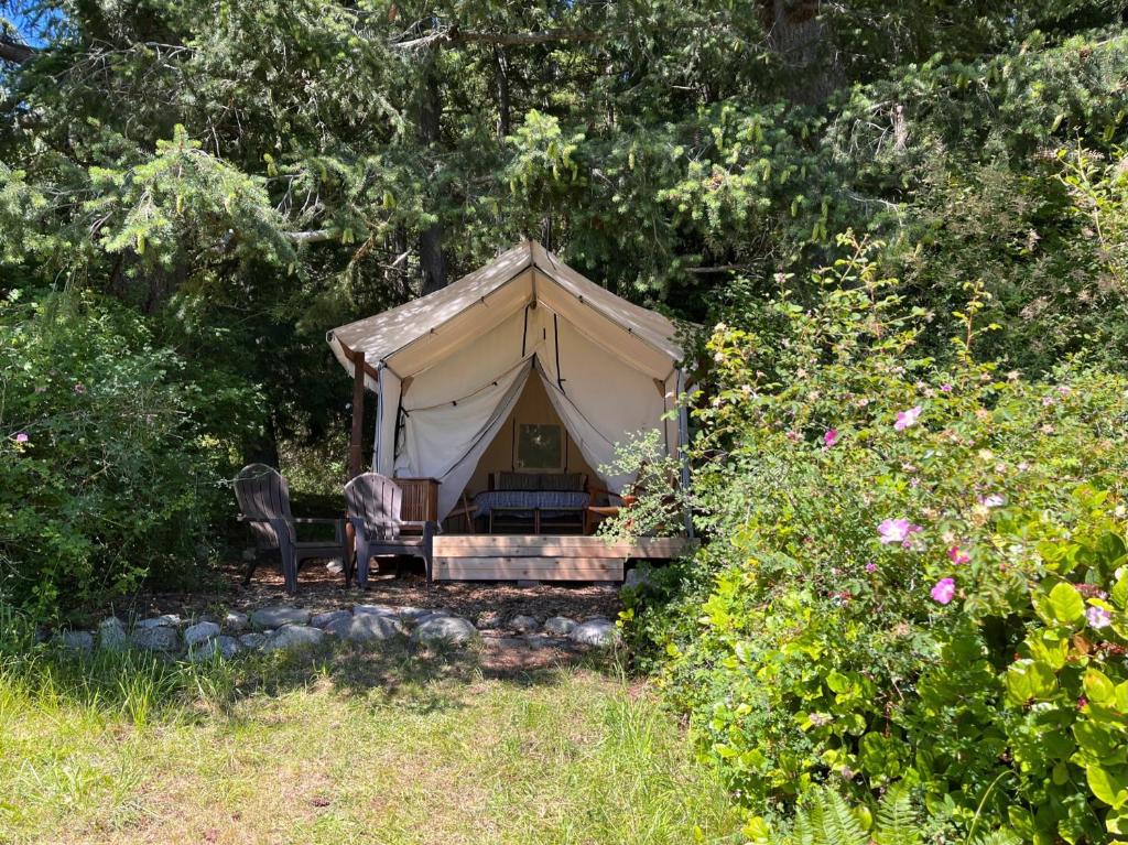 Zahrada ubytování Lopez Farm Cottages & Tent Camping