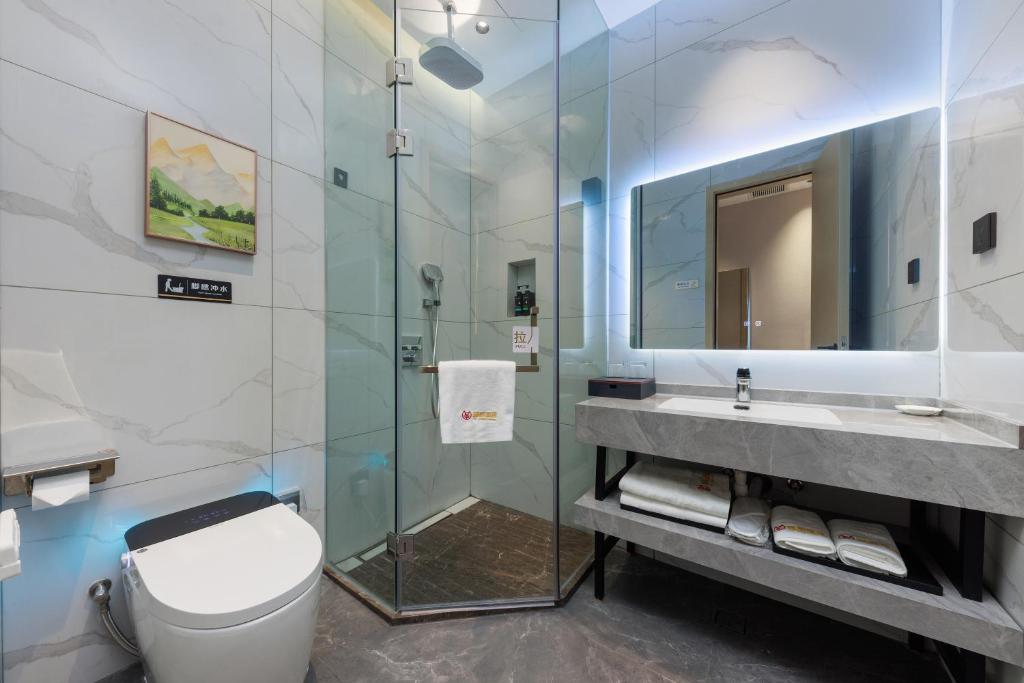 Koupelna v ubytování Guangzhou Yachen Hotel