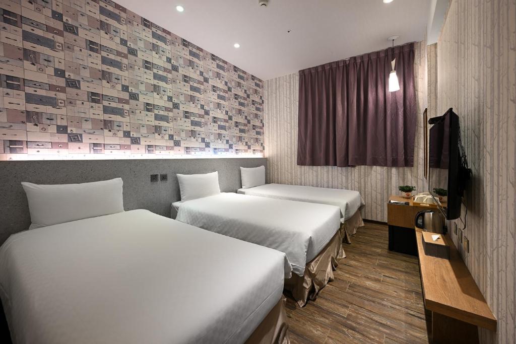 綺樂文旅 桃園館 Le Room Hotel Taoyuan - Deluxe Driepersoonskamer
