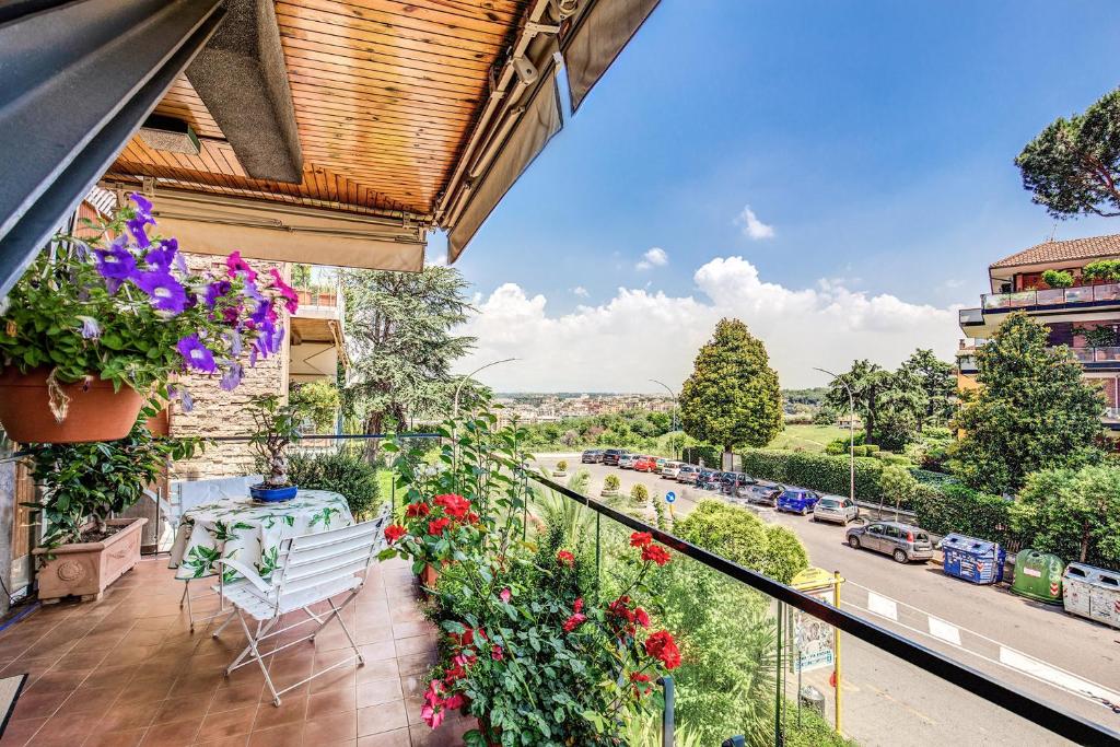 Terrazza Piccolomini elegant apartment stunning view over Rome/St