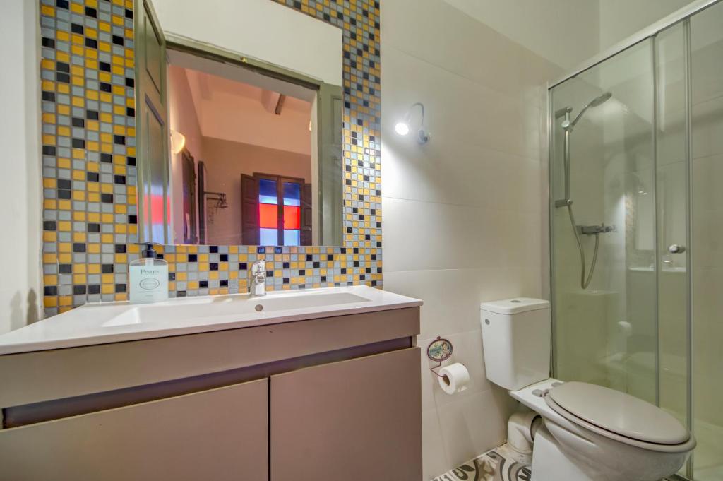 Koupelna v ubytování Boho Rooms Sliema