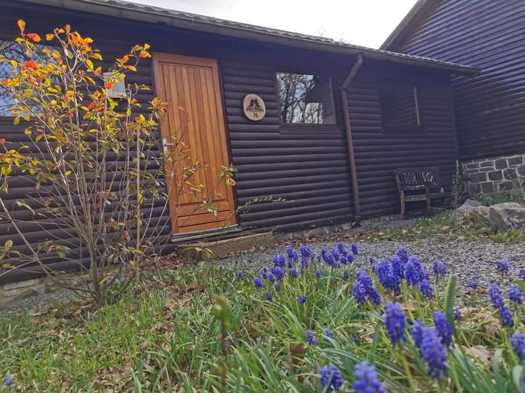 Zahrada ubytování Chalet HEUREux