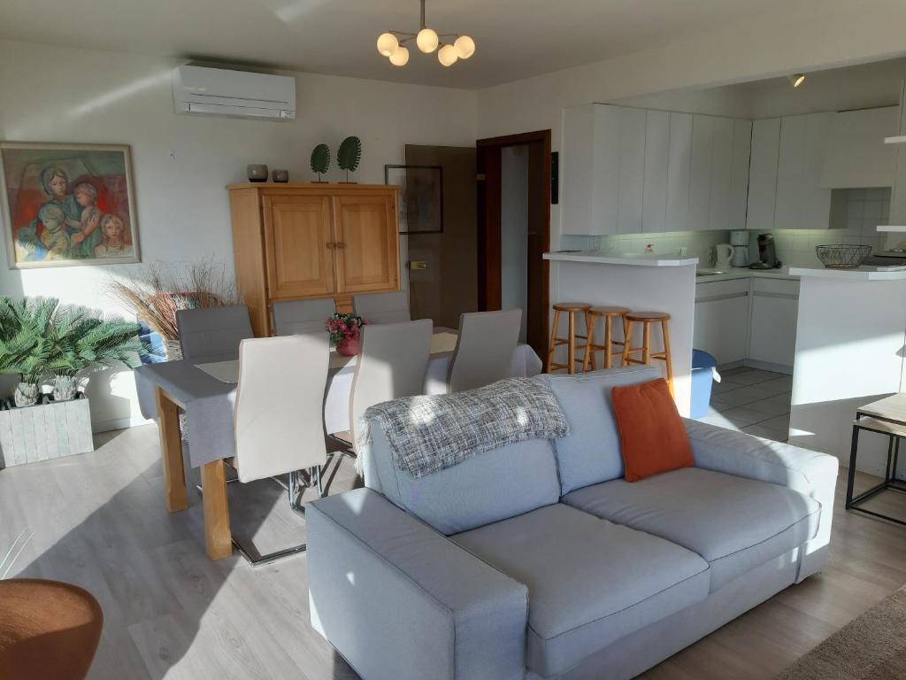 Kuchyň nebo kuchyňský kout v ubytování Oostduinkerke Apartments 2