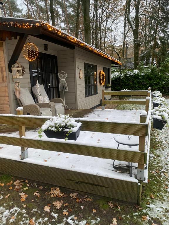 Chalet Sint-Hubertus Deluxe v zimě