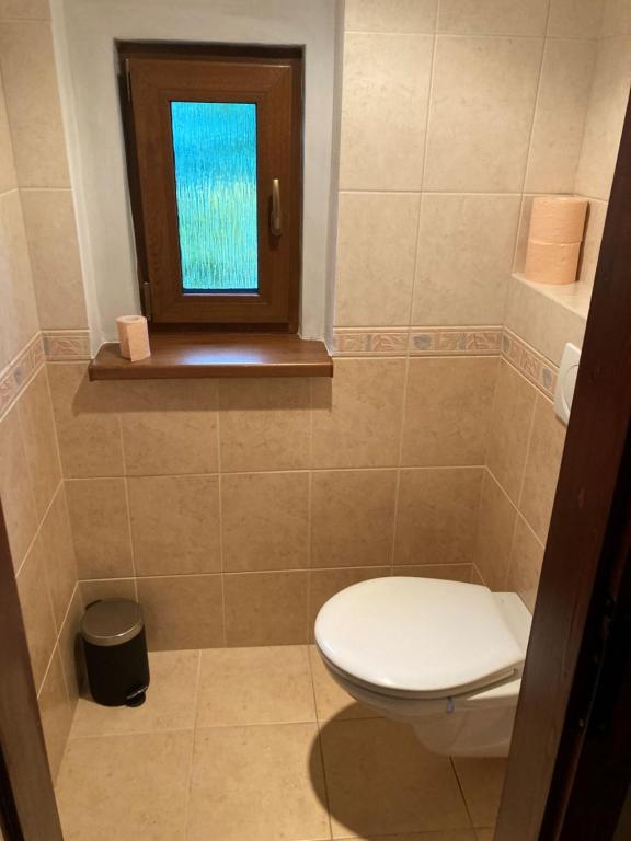 Koupelna v ubytování Apartmán Rekys