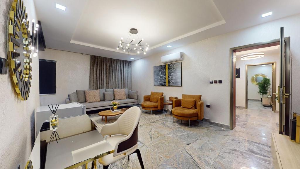 Posezení v ubytování YANNA APARTMENT BY KHALIQUES