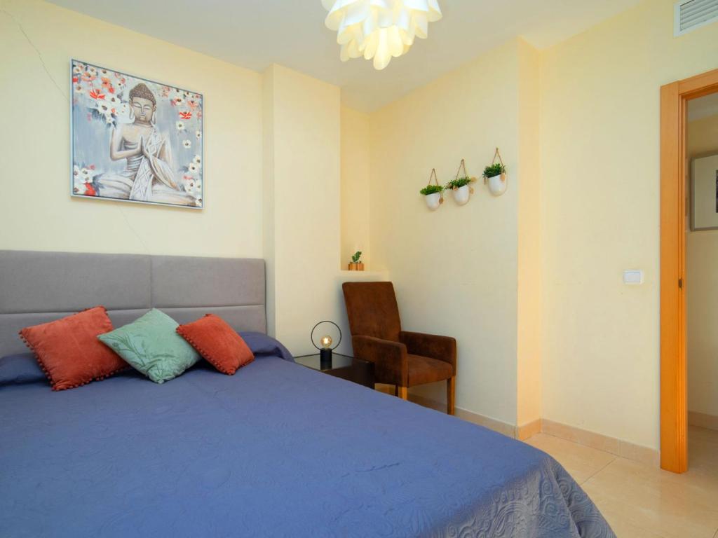 Postel nebo postele na pokoji v ubytování Apartment Riviera-2 by Interhome