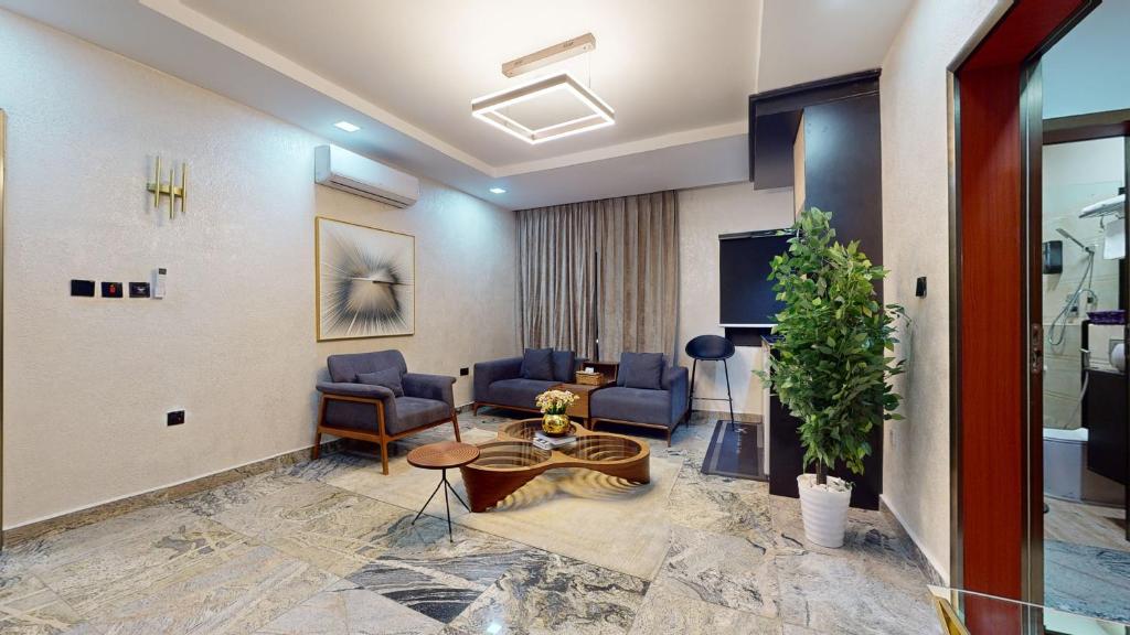 Posezení v ubytování YANNA APARTMENT BY KHALIQUES
