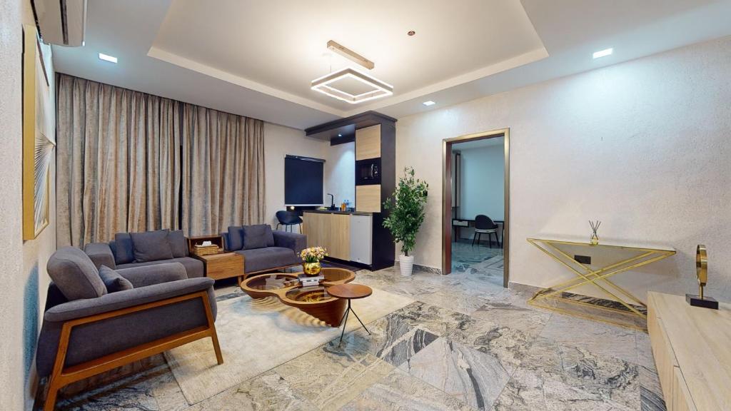 Posezení v ubytování YANNA APARTMENT BY KHALIQUES