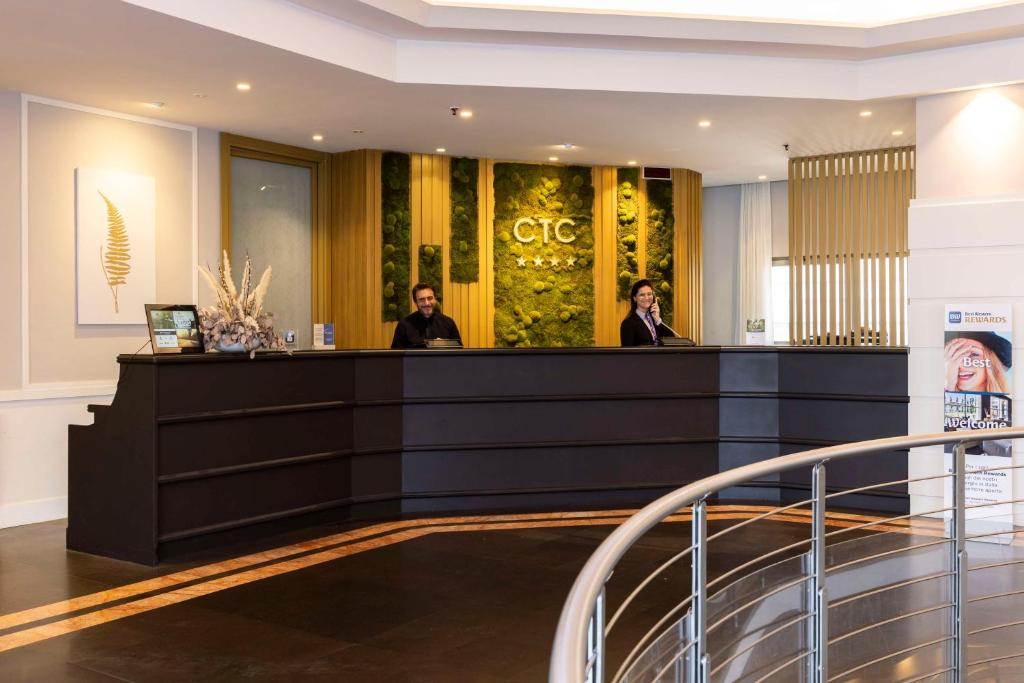 Lobbyn eller receptionsområdet på Best Western CTC Hotel Verona